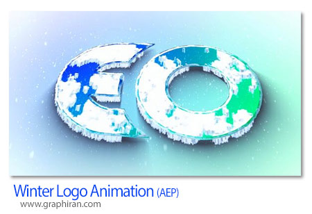 پروژه افتر افکت یخ زدن لوگو در زمستان Winter Logo Animation
