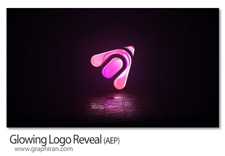 پروژه افترافکت نمایش لوگو نورانی و درخشان Glowing Logo Reveal