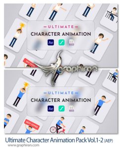 پروژه افترافکت پک کاراکترهای انیمیشن Ultimate Character Animation Pack Vol.1-2 پروژه افترافکت پک کاراکترهای انیمیشن Ultimate Character Animation Pack Vol.1-2