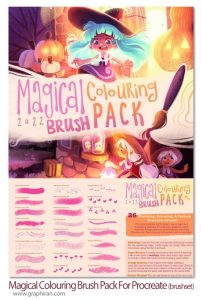 دانلود براش پروکریت رنگ آمیزی جادویی Magical Colouring Brush Pack For Procreate دانلود براش پروکریت رنگ آمیزی جادویی Magical Colouring Brush Pack For Procreate