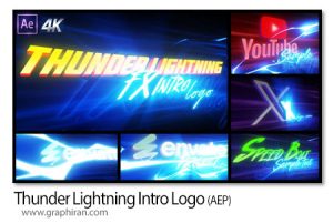 پروژه افترافکت اینترو لوگو با رعد و برق Thunder Lightning Intro Logo پروژه افترافکت اینترو لوگو با رعد و برق Thunder Lightning Intro Logo