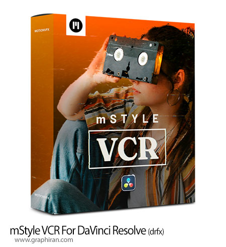 دانلود 28 پریست نوار ویدئویی قدیمی داوینچی ریزالو mStyle VCR For DaVinci Resolve