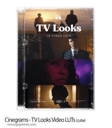 دانلود لات های کالرگریدینگ برنامه تلویزیونی Cinegrams - TV Looks Video LUTs
