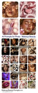 100 پرامپت هوش مصنوعی ساخت عکس لوازم آرایشی، آرایشگاه، چهره زن و ... Prompts Makeup Beauty 100 پرامپت هوش مصنوعی ساخت عکس لوازم آرایشی، آرایشگاه، چهره زن و ... Prompts Makeup Beauty