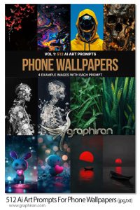 512 پرامپت هوش مصنوعی تولید والپیپیر گوشی Ai Art Prompts For Phone Wallpapers 512 پرامپت هوش مصنوعی تولید والپیپیر گوشی Ai Art Prompts For Phone Wallpapers
