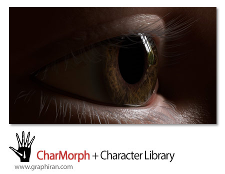 دانلود افزونه بلندر چهره و کاراکتر 3 بعدی CharMorph v0.4.0 + Character Library