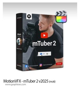 پروژه فاینال کات المان های کانال یوتیوب MotionVFX - mTuber 2 v2025 پروژه فاینال کات المان های کانال یوتیوب MotionVFX - mTuber 2 v2025