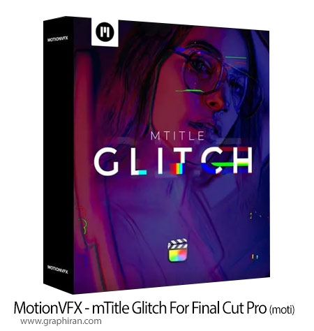 دانلود پک تایتل گلیچ برای فاینال کات MotionVFX - mTitle Glitch For Final Cut Pro