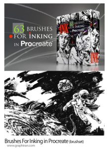 دانلود 63 براش پروکریت جوهر Brushes For Inking in Procreate دانلود 63 براش پروکریت جوهر Brushes For Inking in Procreate