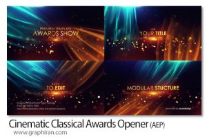 پروژه افترافکت اوپنر اهدای جوایز کلاسیک سینمایی Cinematic Classical Awards Opener پروژه افترافکت اوپنر اهدای جوایز کلاسیک سینمایی Cinematic Classical Awards Opener