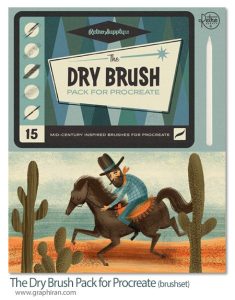 دانلود براش پروکریت گواش خشک The Dry Brush Pack for Procreate دانلود براش پروکریت گواش خشک The Dry Brush Pack for Procreate