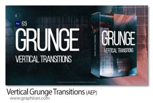 دانلود ترانزیشن های گرانج عمودی افترافکت Vertical Grunge Transitions دانلود ترانزیشن های گرانج عمودی افترافکت Vertical Grunge Transitions