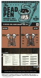 دانلود 62 براش ایلوستریتور خطی و سایه زنی Wicked Cool Hand Drawn Tool Kit for Adobe Illustrator دانلود 62 براش ایلوستریتور خطی و سایه زنی Wicked Cool Hand Drawn Tool Kit for Adobe Illustrator