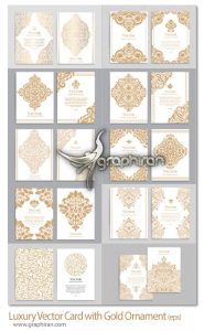 دانلود 10 طرح وکتور کارت با تزئینات طلایی Fotolia Luxury Vector Card with Gold Ornament دانلود 10 طرح وکتور کارت با تزئینات طلایی Fotolia Luxury Vector Card with Gold Ornament