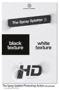 اکشن فتوشاپ افکت پاشش اسپری رنگ The Spray Splatter Photoshop Action اکشن فتوشاپ افکت پاشش اسپری رنگ The Spray Splatter Photoshop Action