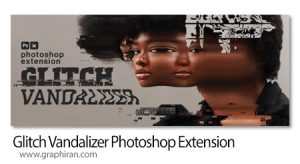 دانلود Glitch Vandalizer Photoshop Extension v1.2 Win/Mac پلاگین فتوشاپ ایجاد انواع افکت گلیچ دانلود Glitch Vandalizer Photoshop Extension