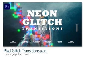 دانلود ترانزیشن های پریمیر گلیچ پیکسلی Pixel Glitch Transitions دانلود ترانزیشن های پریمیر گلیچ پیکسلی Pixel Glitch Transitions