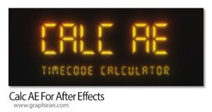 دانلود Calc AE V1.0.2 Win/Mac اسکریپت افترافکت انجام محاسبات Timecode دانلود Calc AE