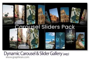 پروژه افترافکت گالری عکس با کاروسل و اسلاید Dynamic Carousel & Slider Gallery پروژه افترافکت گالری عکس با کاروسل و اسلاید Dynamic Carousel & Slider Gallery