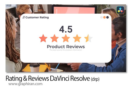 پروژه داوینچی ریزالو امتیازدهی ستارهای و نمایش نظرات Rating & Reviews DaVinci Resolve