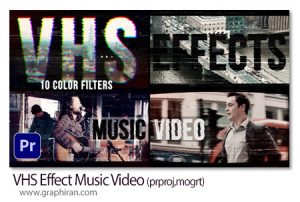 پروژه پریمیر افکت های VHS برای موزیک ویدئو VHS Effect Music Video پروژه پریمیر افکت های VHS برای موزیک ویدئو VHS Effect Music Video