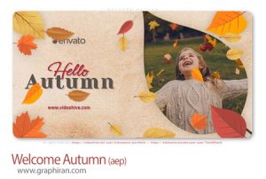 پروژه افترافکت اسلایدشو با تم پاییز Welcome Autumn پروژه افترافکت اسلایدشو با تم پاییز Welcome Autumn