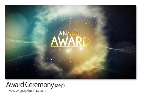 پروژه افترافکت مراسم اهدای جوایز Award Ceremony
