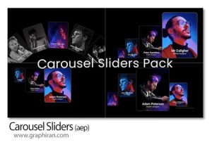 پروژه افترافکت اسلایدرهای کاروسل Carousel Sliders For After Effects پروژه افترافکت اسلایدرهای کاروسل Carousel Sliders For After Effects