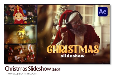 پروژه افترافکت اسلایدشو کریسمس Christmas Slideshow