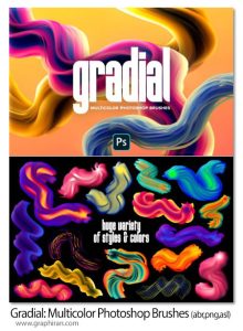 براش فتوشاپ گرادینت چند رنگی Gradial: Multicolor Photoshop Brushes براش فتوشاپ گرادینت چند رنگی Gradial: Multicolor Photoshop Brushes
