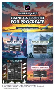 براش پروکریت نقاشی محیط ها، پسزمینهها Philipsue Art’s Essential Procreate Brush براش پروکریت نقاشی محیط ها، پسزمینهها Philipsue Art’s Essential Procreate Brush