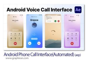 پروژه افترافکت رابط کاربری تماس گوشی اندروید Android Phone Call Interface (Automated) پروژه افترافکت رابط کاربری تماس گوشی اندروید Android Phone Call Interface (Automated)
