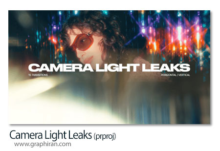 پروژه پریمیر انتشار نور دوربین Camera Light Leaks Premiere Pro