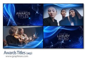 پروژه افترافکت عنوان بندی اهدای جوایز Awards Titles For After Effects پروژه افترافکت عنوان بندی اهدای جوایز Awards Titles For After Effects