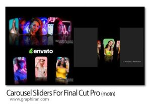 پروژه فاینال کات و اپل موشن اسلایدهای کاروسل Carousel Sliders For Final Cut Pro پروژه فاینال کات و اپل موشن اسلایدهای کاروسل Carousel Sliders For Final Cut Pro