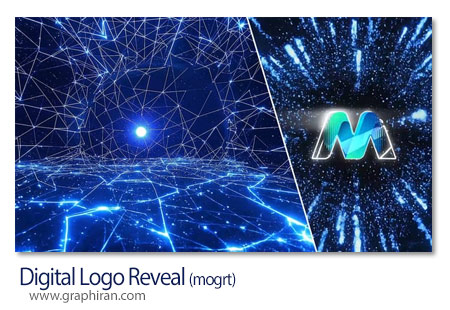 پروژه پریمیر لوگوموشن دیجیتال Digital Logo Reveal For Premiere Pro