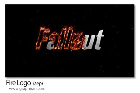 دانلود پروژه افترافکت آتش گرفتن لوگو Fire Logo
