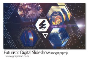 پروژه پریمیر اسلایدشو دیجیتال آینده نگرانه Futuristic Digital Slideshow for Premiere Pro پروژه افترافکت اسلایدشو دیجیتال آینده نگرانه Futuristic Digital Slideshow for Premiere Pro