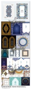 دانلود مجموعه وکتور تذهیب Tazhib Art Works - Islamic Templates دانلود مجموعه وکتور تذهیب Tazhib Art Works - Islamic Templates