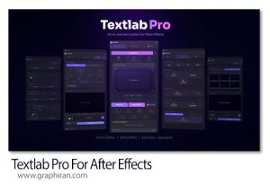 دانلود Textlab Pro v1.2.0 Win/Mac اسکریپت افترافکت ابزارهای متن دانلود Textlab Pro