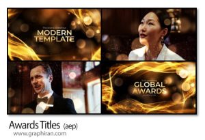 پروژه آماده افترافک اهدای جوایز Awards Titles پروژه آماده افترافک اهدای جوایز Awards Titles