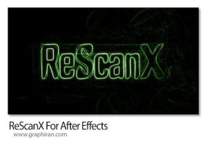 دانلود ReScanX v1.0 اسکریپت افترافکت و پریمیر شبیه سازی تصویر اسکنی دانلود ReScanX