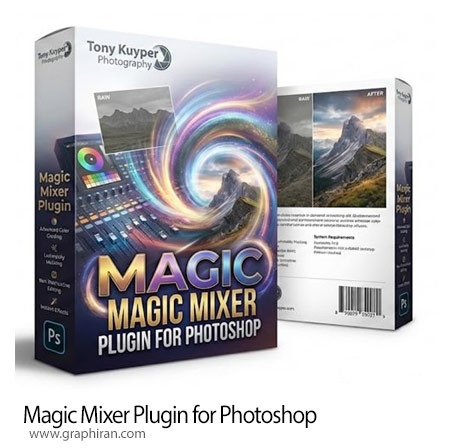 Tony Kuyper Photography - Magic Mixer پلاگین فتوشاپ افکت سیاه و سفید با استفاده از کانال ها