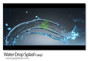 پروژه افترافکت لوگوموشن با پاشیدن آب Water Drop Splash پروژه افترافکت لوگوموشن با پاشیدن آب Water Drop Splash