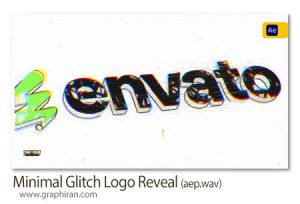 پروژه افترافکت لوگوموشن گلیچ مینیمال Minimal Glitch Logo Reveal پروژه افترافکت لوگوموشن گلیچ مینیمال Minimal Glitch Logo Reveal