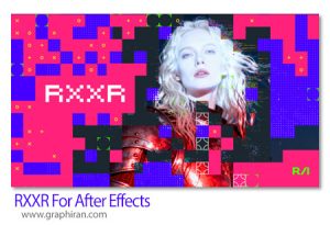دانلود RXXR v1.1.0 Win/Mac اسکریپت افترافکت ساخت افکتهای گلیچ تکنو دانلود RXXR