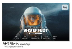 پروژه افترافکت افکت های VHS حرفه ای VHS Effects پروژه افترافکت افکت های VHS حرفه ای VHS Effects