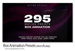 دانلود 295 پریست انیمیشن باکس، فریم و کال اوت افترافکت Box Animation Presets دانلود 295 پریست انیمیشن باکس، فریم و کال اوت افترافکت Box Animation Presets