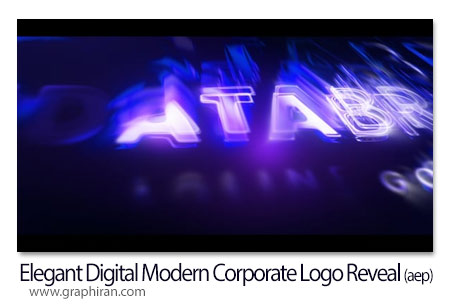 پروژه افترافکت لوگوموشن دیجیتال شرکتی Elegant Digital Modern Corporate Logo Reveal