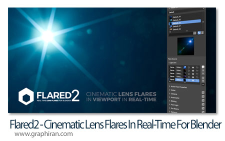 دانلود Flared2 - Cinematic Lens Flares In Real-Time